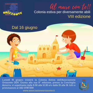 Locandina della colonia estiva